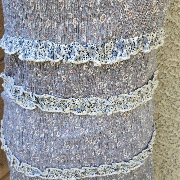 Sim & Sam Blue Ruffle Tiered Dress - Picture 5 of 10